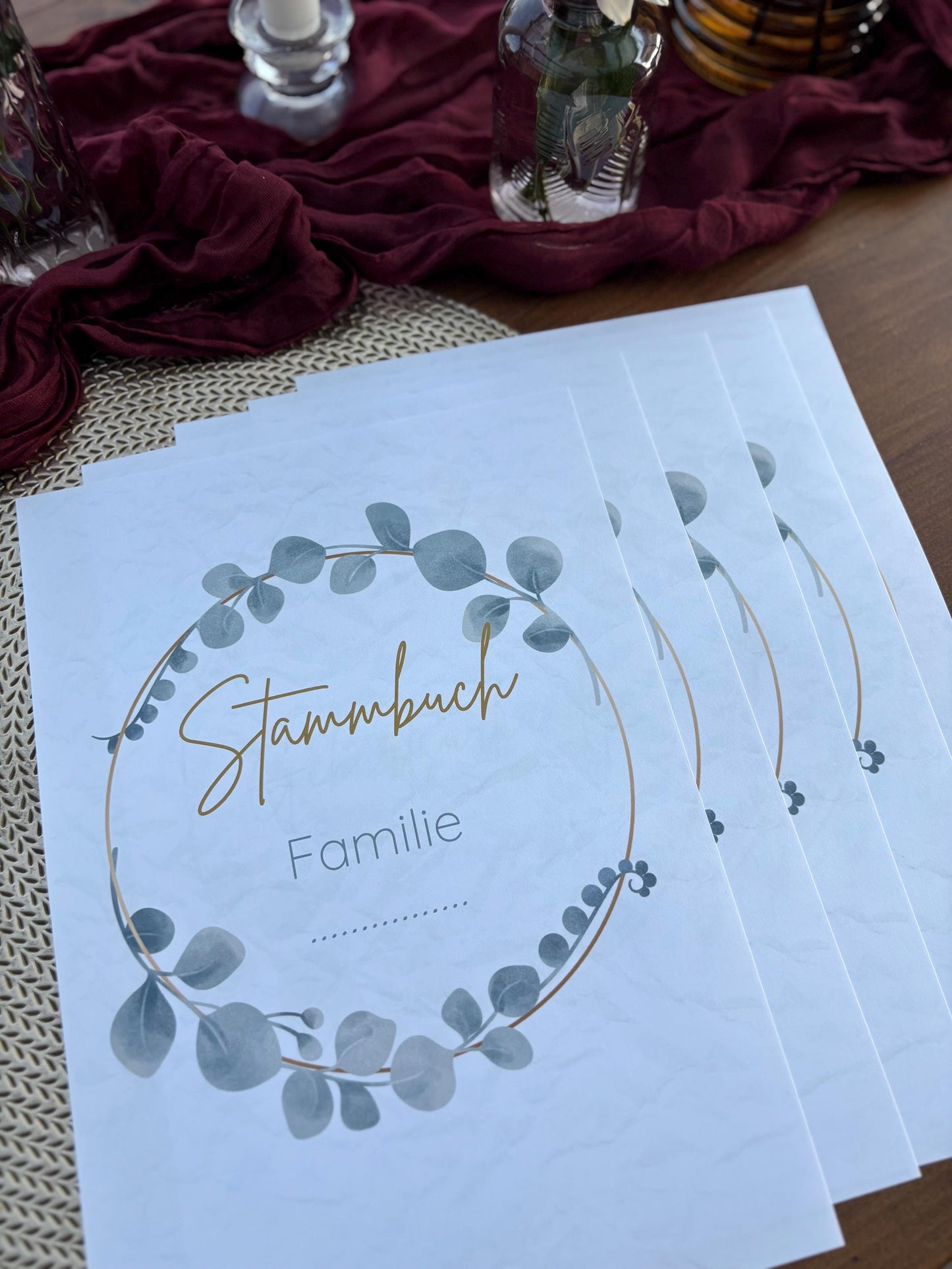 Stammbuch Einlegeblätter