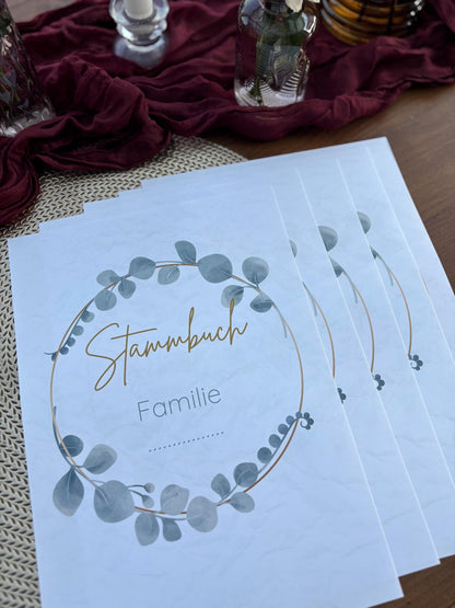 Stammbuch Einlegeblätter