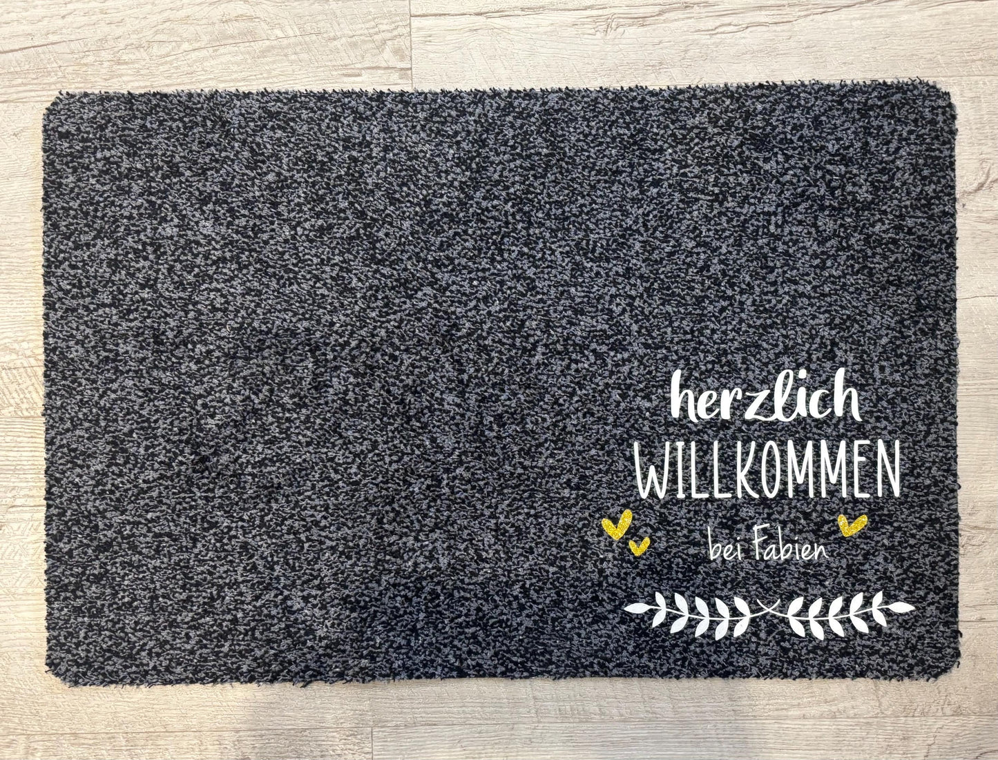 Fußmatte Herzlich Willkommen